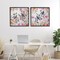 Stupell Industries Bird Pairs & Country Florals 2 Piece Black Framed Giclee Art Set, design by Adonna Ebrahimi
